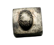Picture of Impression Die Painted Flowers Button