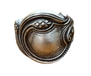 Picture of Impression Die 1910s Silver Arts & Crafts Signet Ring
